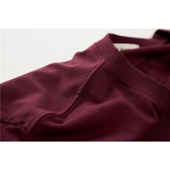 Mens 100 Cotton Hipster Hip Hop Longline Crewneck T-Shirt Pre - Shrunk XL - Picture 4 of 7